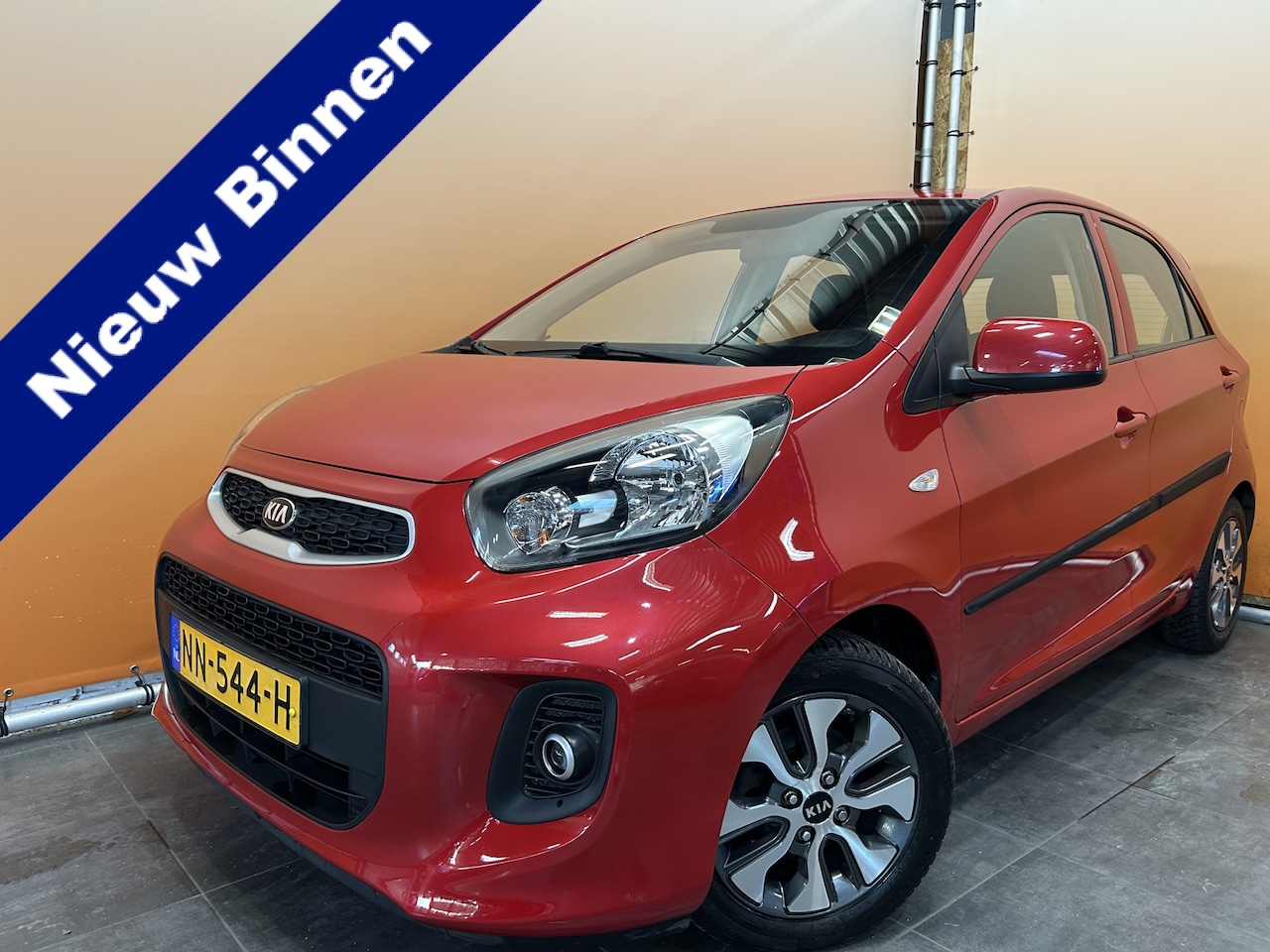 Kia Picanto - 1.0 CVVT EconomyPlusLine dealer onderhouden lmv navi metallic - AutoWereld.nl