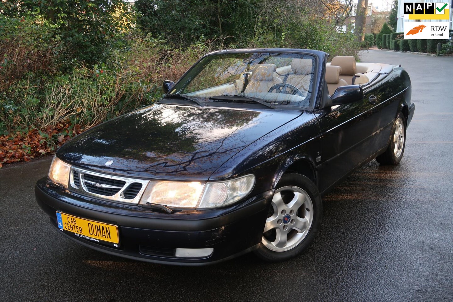 Saab 9-3 Cabrio - 2.0t Senses Edition Leer Stoelverwarming - AutoWereld.nl