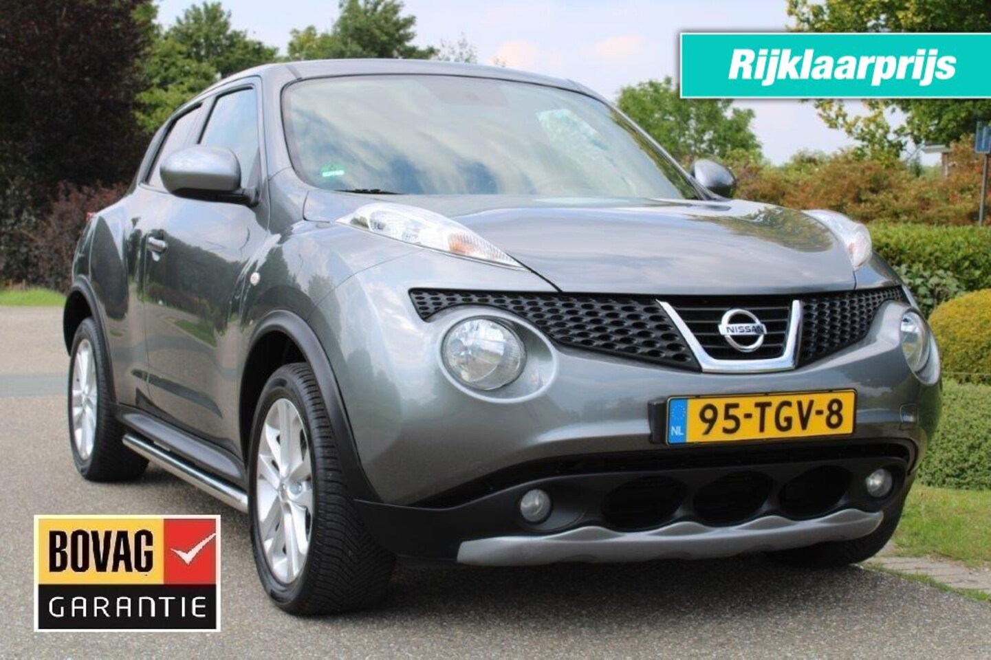 Nissan Juke - 1.6 117pk Acenta ECC/cruise/navi/camera/trekhaak - AutoWereld.nl