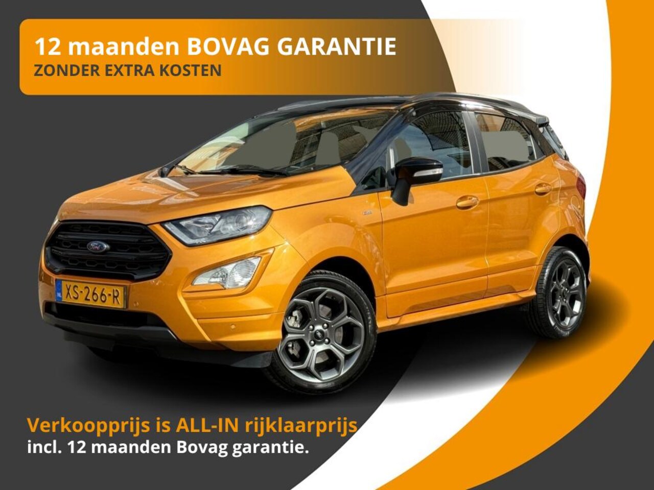 Ford EcoSport - 1.0 ECOBOOST ST-LINE NAVI/BenO/CAMERA/2-TONE//FULL OPTION/36.000 - AutoWereld.nl