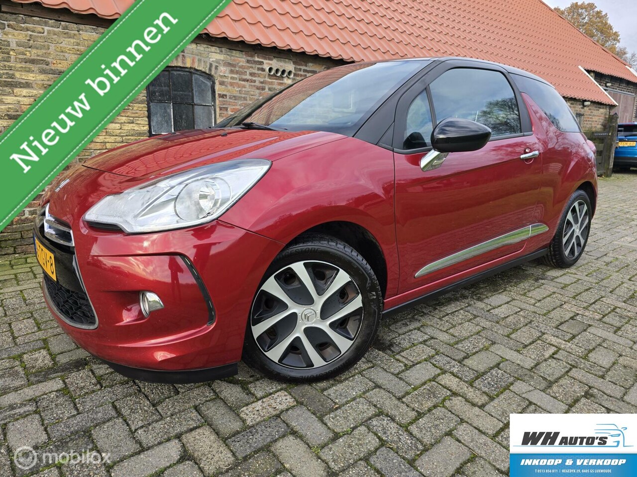 Citroën DS3 - 1.6 e-HDi So Chic zeer netjes! Navi | Trekhaak - AutoWereld.nl