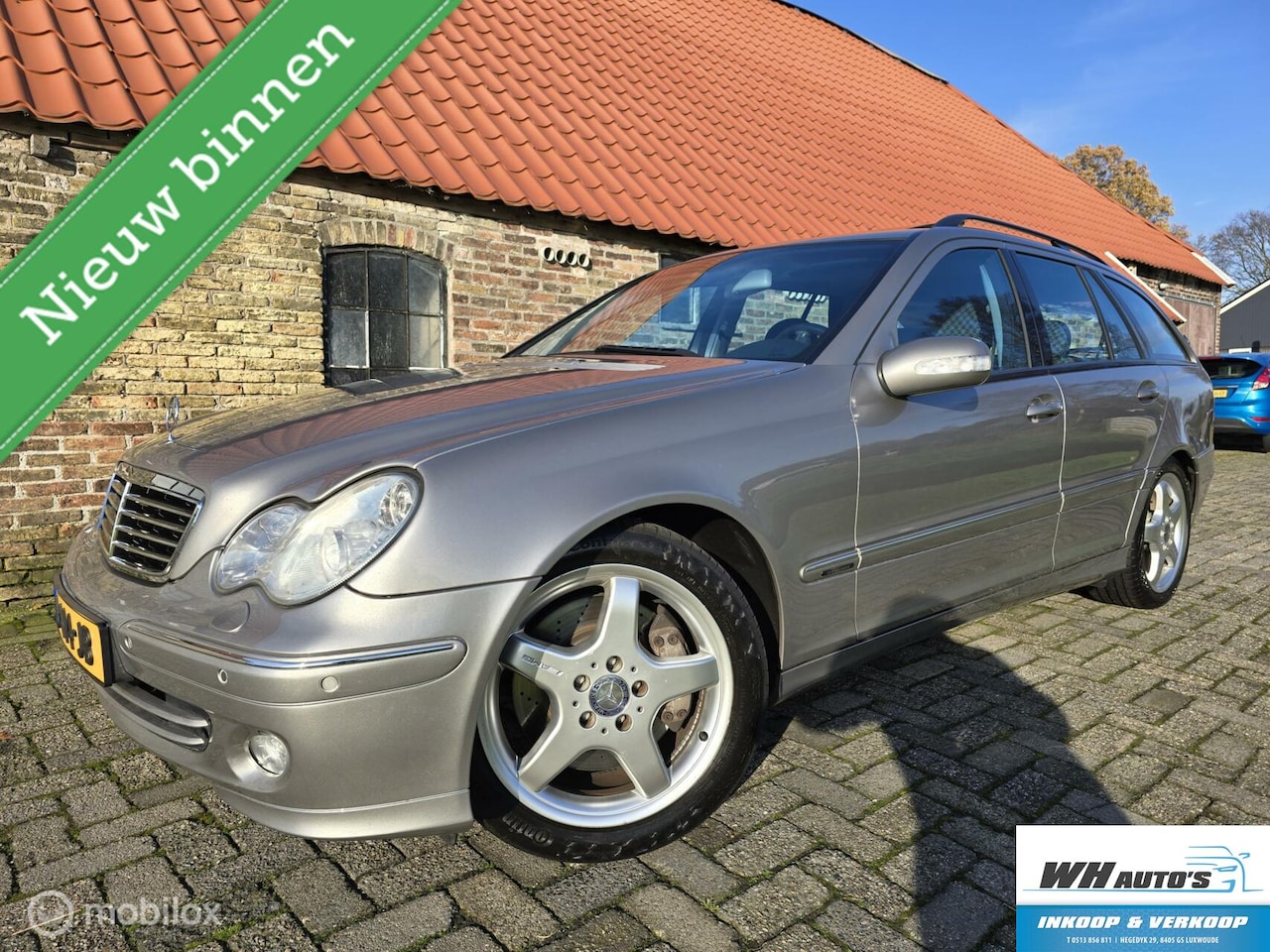 Mercedes-Benz C-klasse Combi - 200 K. Avantgarde Bijna Nieuwstaat! - AutoWereld.nl