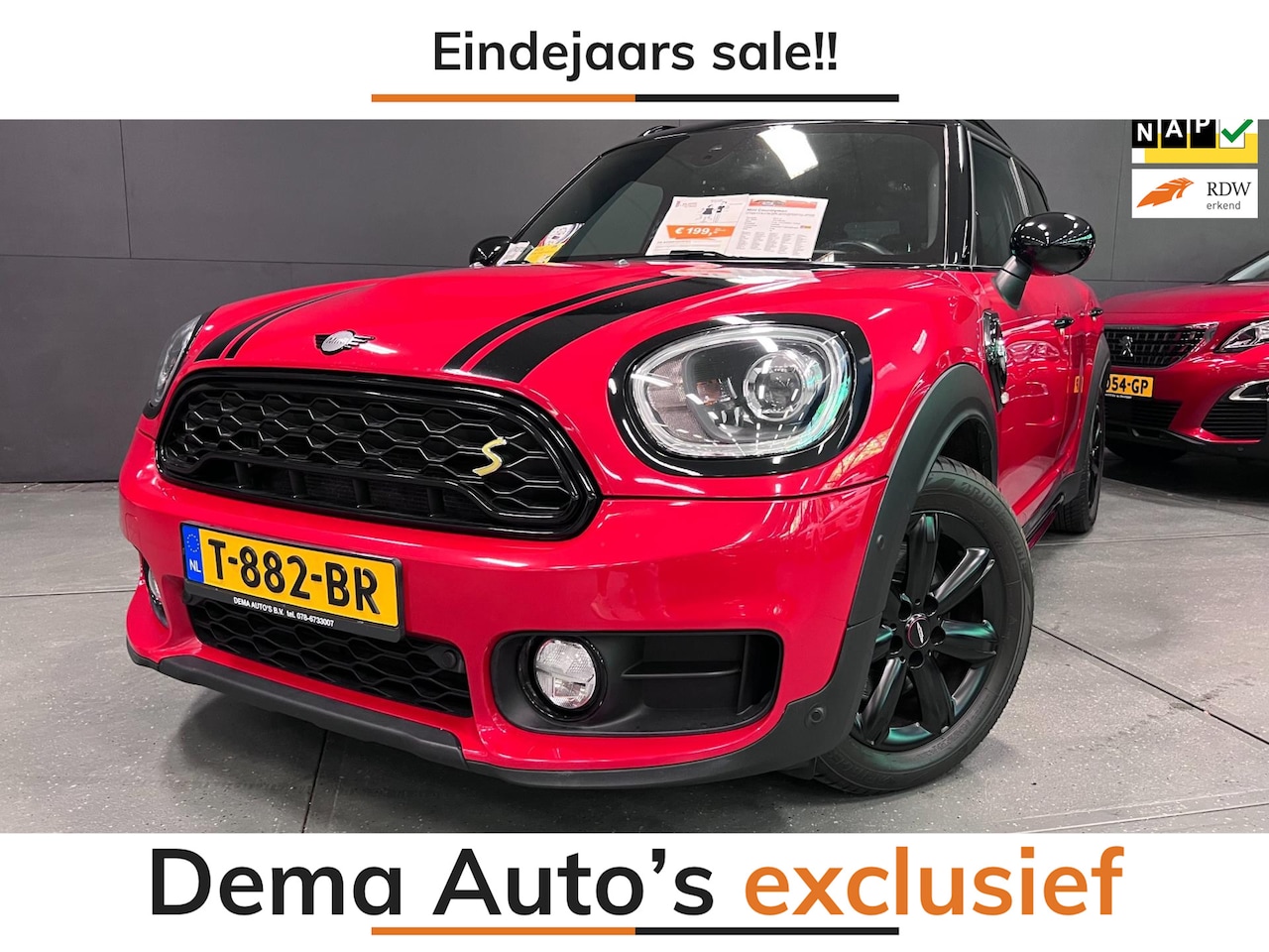 MINI Countryman - 2.0 Cooper S E ALL4 Chili 224PK LIMITED-EDITION!!!! FULL-OPTIONS - AutoWereld.nl