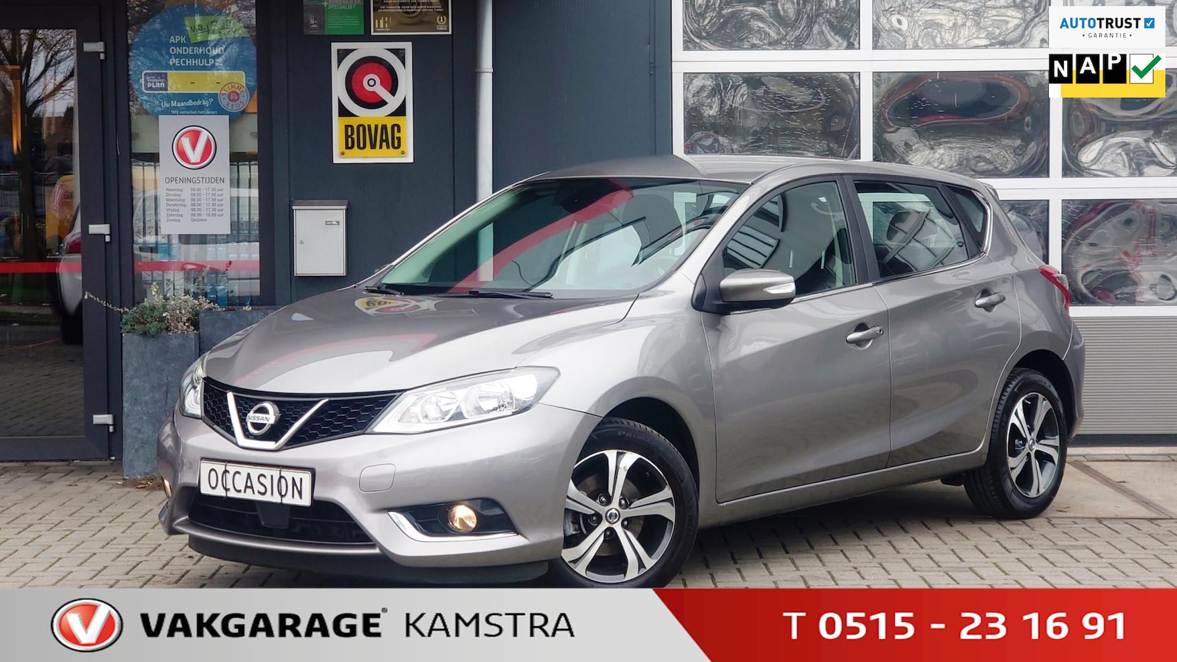 Nissan Pulsar - 1.2 DIG-T Acenta 5-drs NAP Navi/DAB+/PDC+a.Cam - AutoWereld.nl