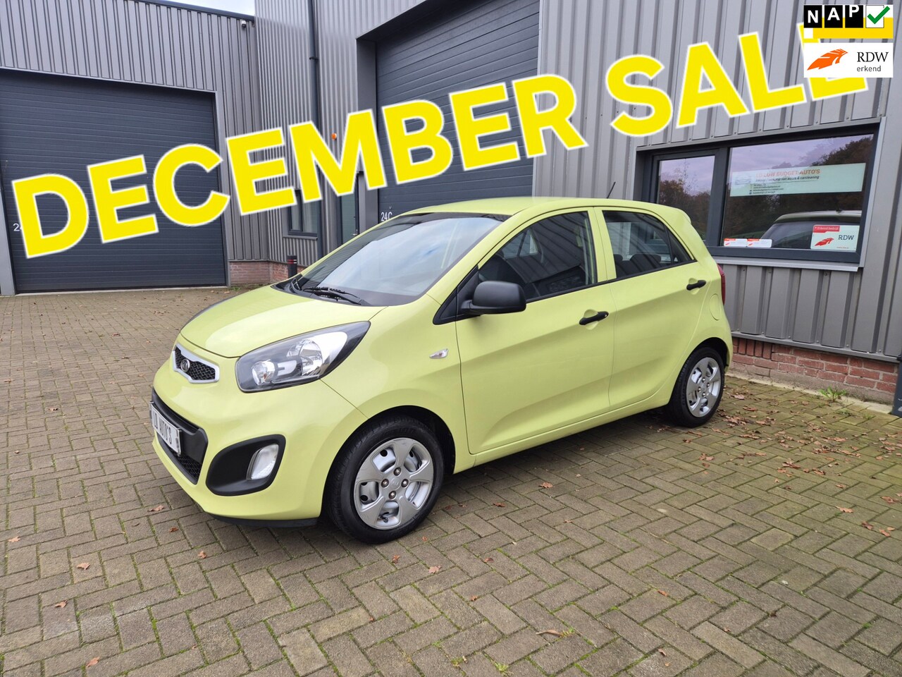 Kia Picanto - 1.0 CVVT DECEMBER SALE VAN € 3750 VOOR € 3500 - AutoWereld.nl