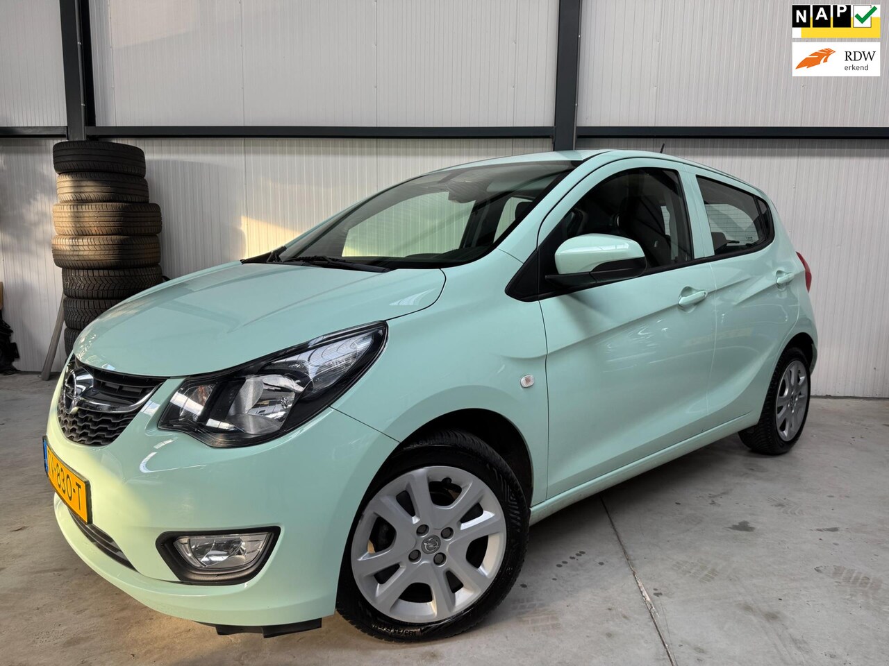 Opel Karl - 1.0 ecoFLEX Edition Mintgroen Airco Parkeersensor Cruise - AutoWereld.nl