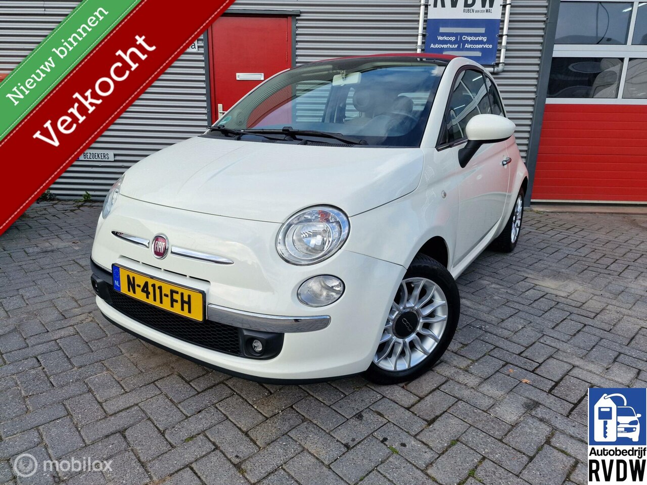 Fiat 500 C - 1.2 Lounge Cabriolet✅ airco✅65.000 km - AutoWereld.nl