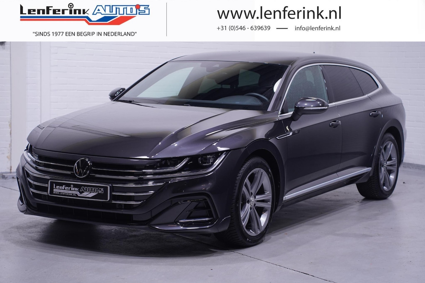 Volkswagen Arteon - 2.0 TDI R-Line Business+ Matrix Led Apple Carplay Wegklapbare trekhaak - AutoWereld.nl