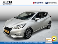 Nissan Micra - 1.0 IG-T Tekna Automaat|Meest Luxe uitvoering| Lage km stand| Parkersensoren