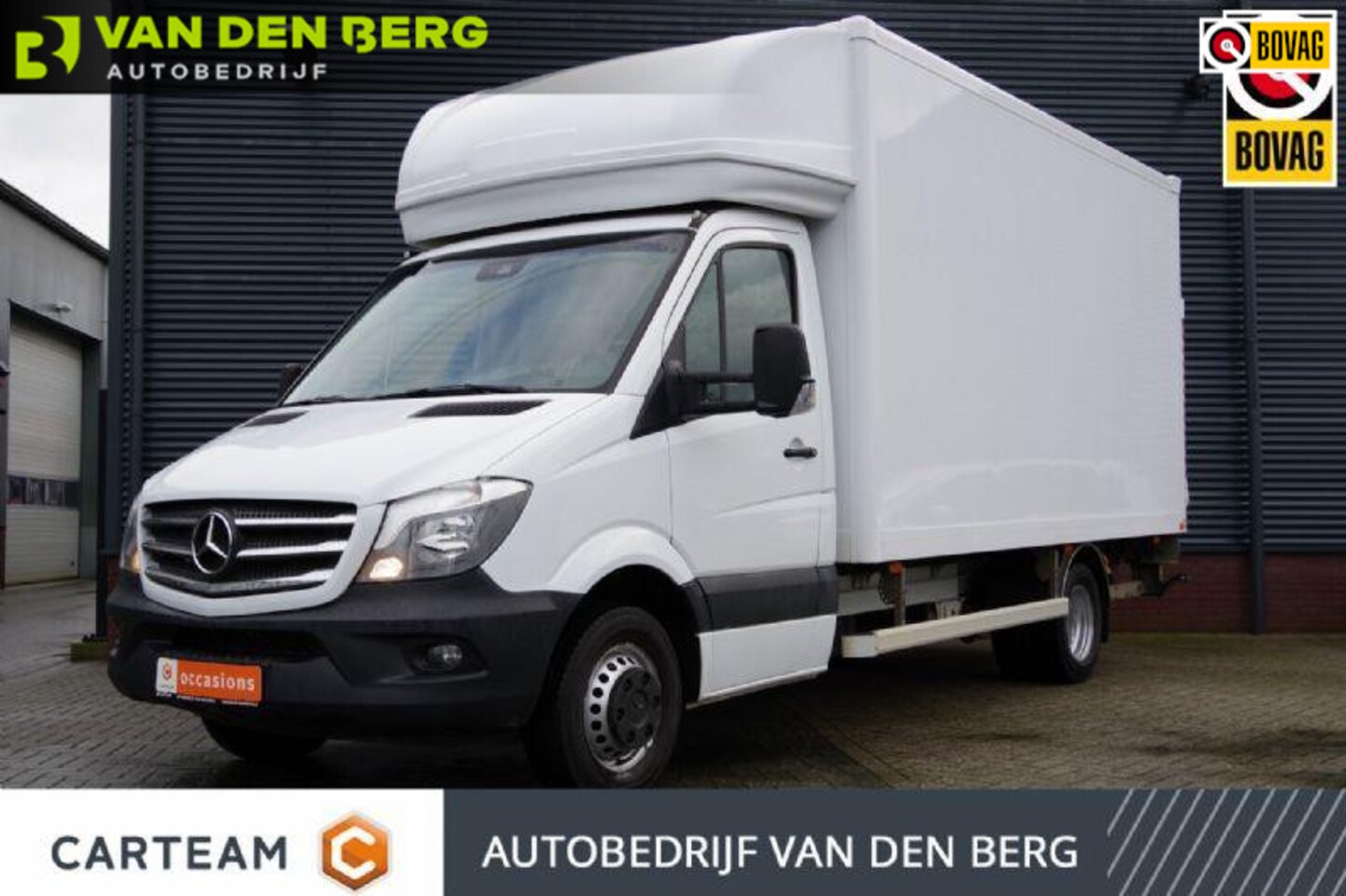 Mercedes-Benz Sprinter - 519 3.0 CDI V6 3P, EURO6 BAKWAGEN/LAADKLEP, AUT. DUBBEL LUCHT, CAMERA, NAVI, AIRCO, ZIJDEU - AutoWereld.nl