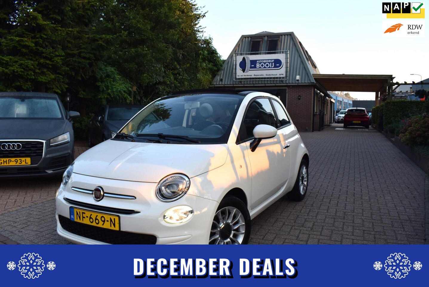 Fiat 500 C - 0.9 TwinAir Turbo Popstar/CABRIO/AUTOM CRUISE/NL-AUTO/LMW 15 INCH/USB/ELEKTR PAKKET - AutoWereld.nl