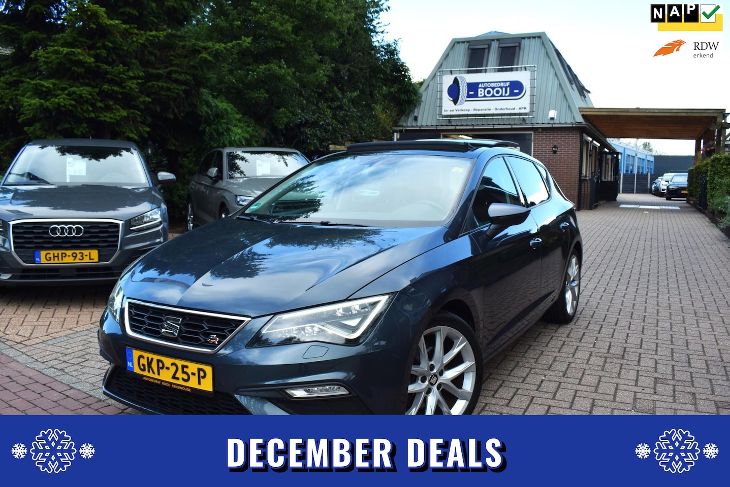 Seat Leon - 1.5 TSI FR NAVI/CRUISE/AIRCO-ECC/PANO DAK/PDC V+A/CARPLAY/XENON LED/BLUETOOTH/LMW 18 INCH/ - AutoWereld.nl