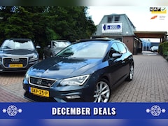 Seat Leon - 1.5 TSI FR NAVI/CRUISE/AIRCO-ECC/PANO DAK/PDC V+A/CARPLAY/XENON LED/BLUETOOTH/LMW 18 INCH/