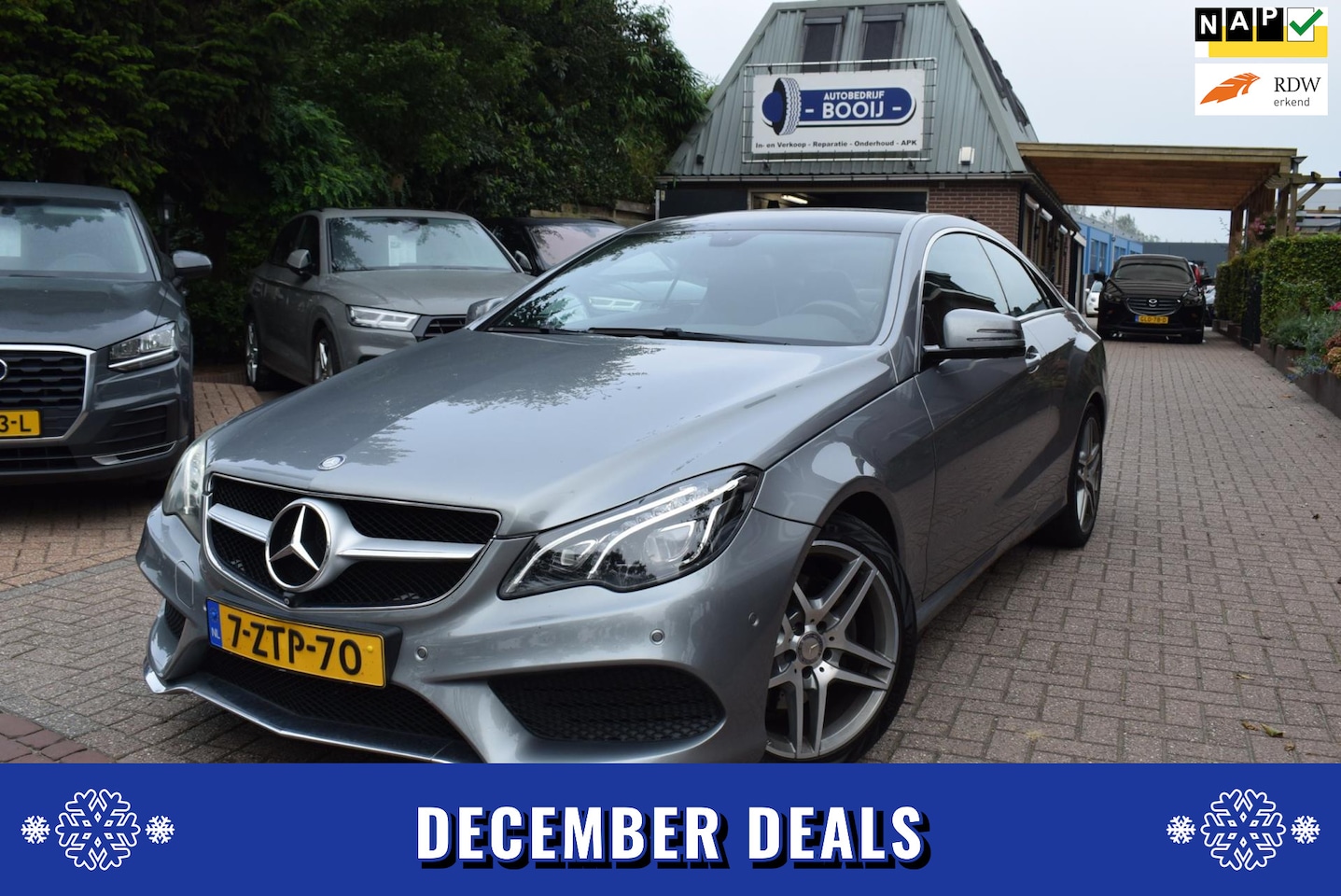 Mercedes-Benz E-klasse Coupé - 200 Prestige AUTOM AIRCO-ECC/CRUISE/NAVI/CAMERA/BLUETOOTH/NL-AUTO/LEDER/PDC V+A/LMW 18"/ST - AutoWereld.nl