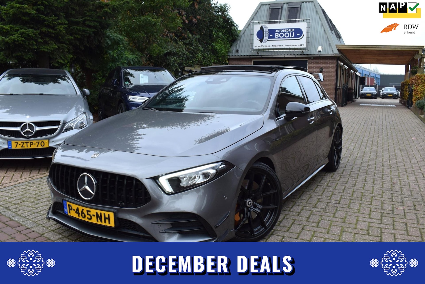 Mercedes-Benz A-klasse - AMG 35 4MATIC Premium 306 PK AUTOM/PANO/CRUISE/NAVI/AIRCO-ECC/CAMERA/BLUETOOTH/DODEHOEKDE/ - AutoWereld.nl