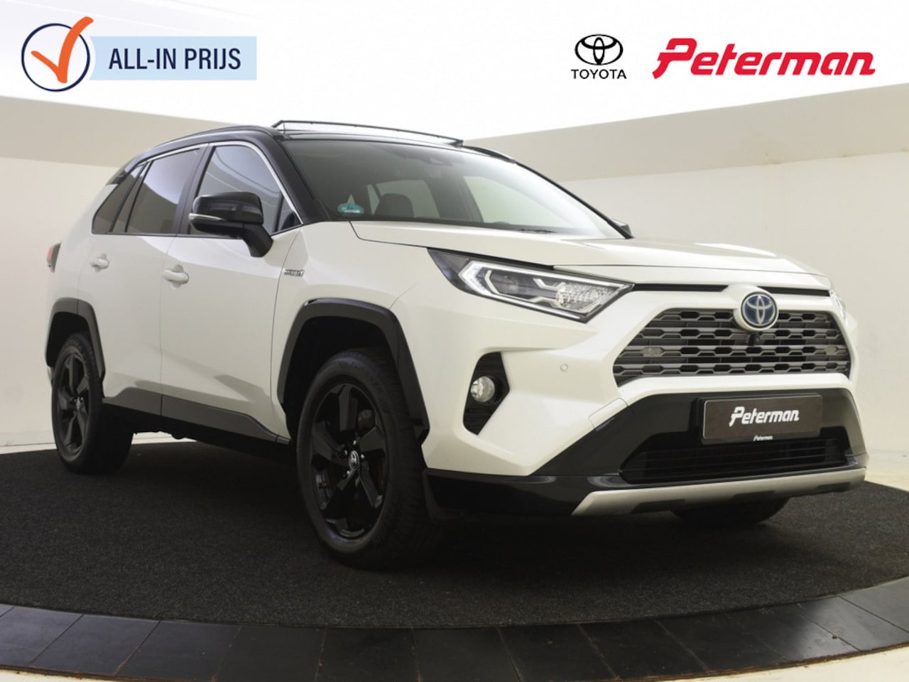 Toyota RAV4 - * Eindejaarsdeal * 2.5 Hybrid Bi-Tone | Pano | BLS | JBL | PDC - AutoWereld.nl