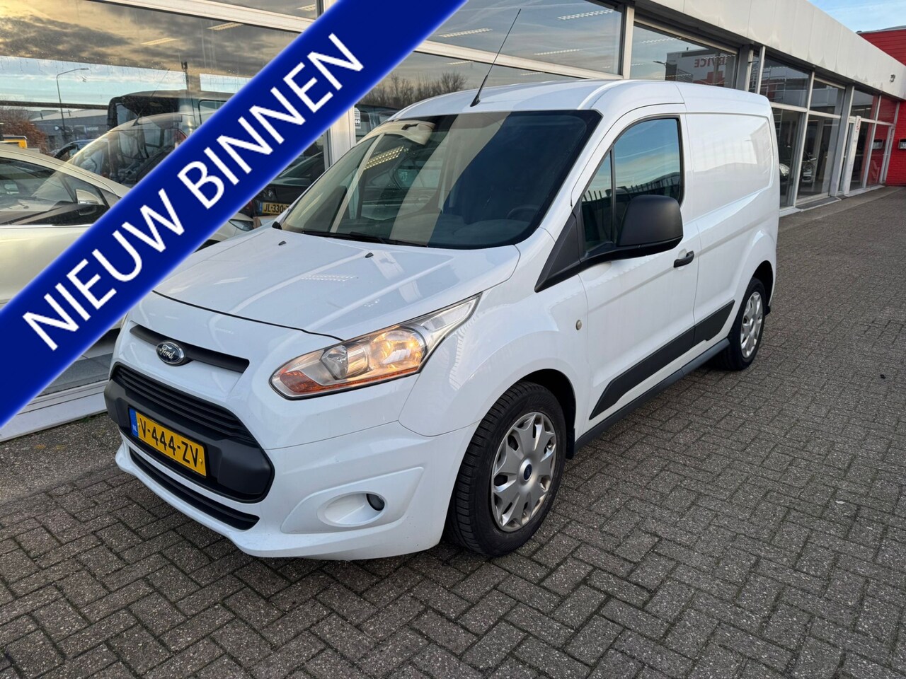 Ford Transit Connect - 1.6 TDCI L1 Trend | 3-zitplaatsen | Airco | Schuifdeur-rechts | Elektrische ramen | APK t/ - AutoWereld.nl