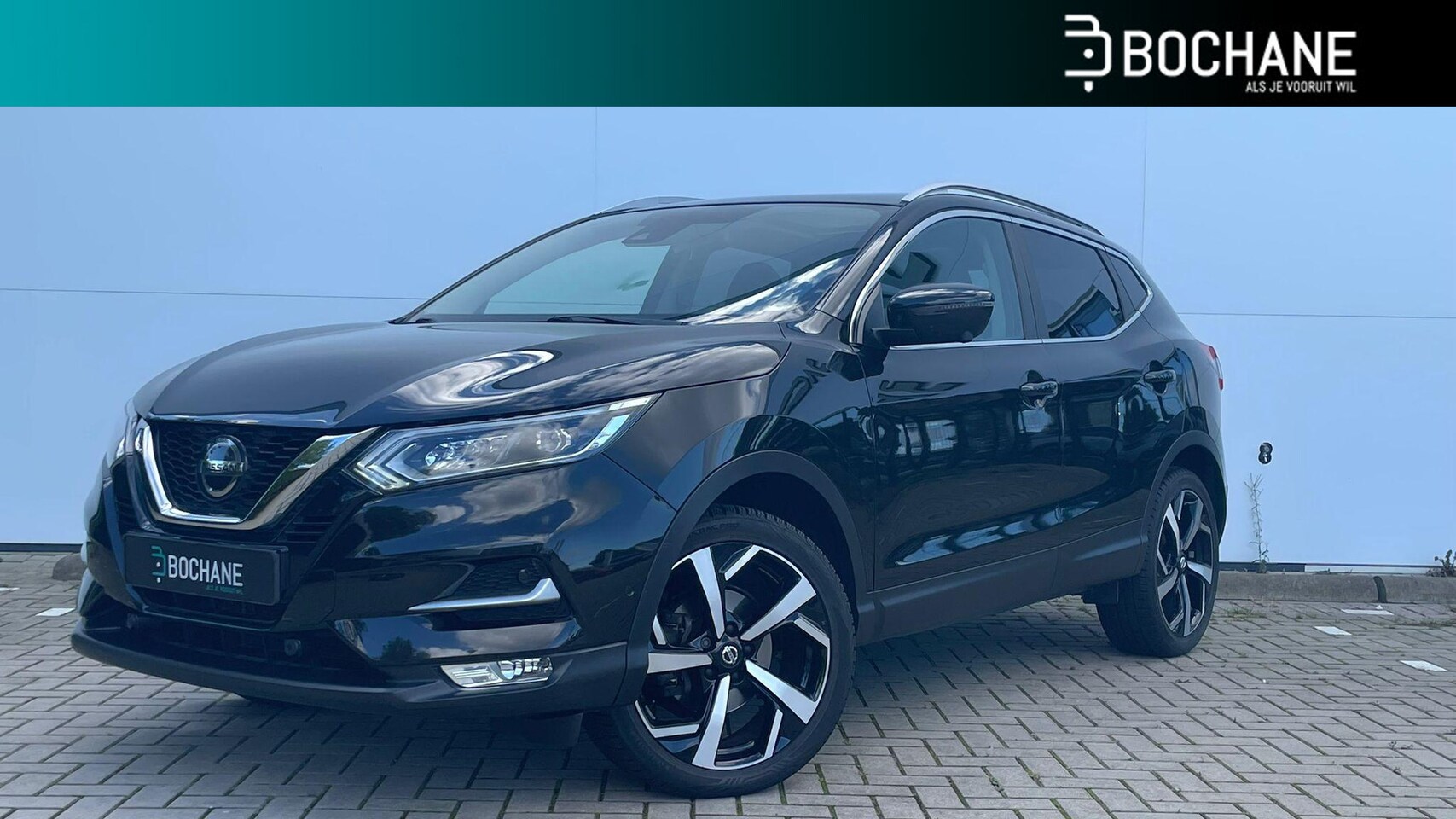 Nissan Qashqai - 1.2 DIG-T 115 Tekna Navigatie / Parkeersensoren V+A+Camera / Panoramadak / Privacy Glass / - AutoWereld.nl