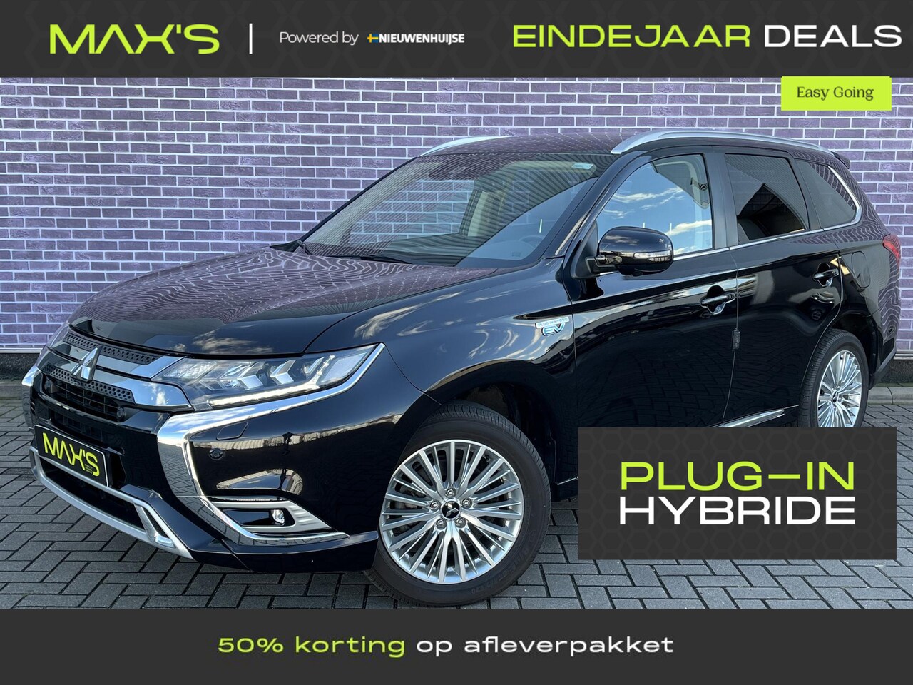 Mitsubishi Outlander - 2.4 PHEV Intense | Plug-In | Winterset | Adaptieve Cruise Control | Camera | DAB | Apple C - AutoWereld.nl