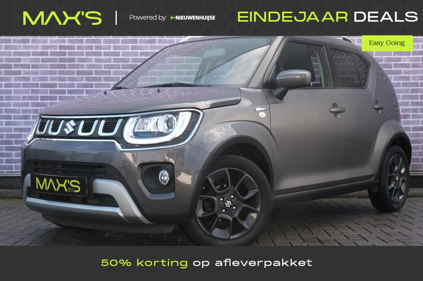 Suzuki Ignis - 1.2 Smart Hybrid Style | Airco | Cruise Control | Automaat | Navigatie | Led Koplampen | A - AutoWereld.nl