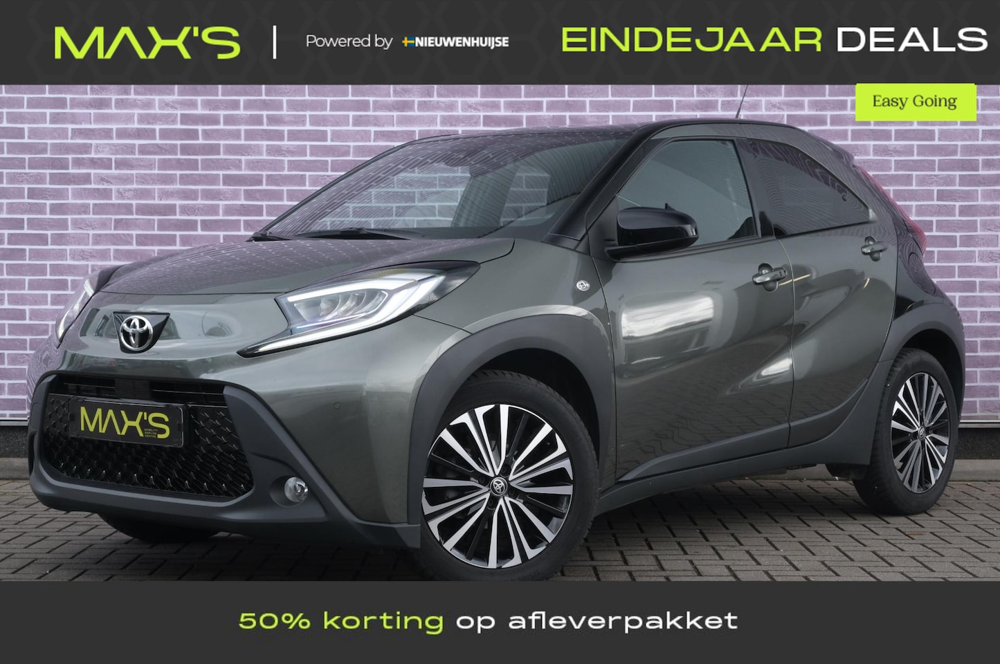 Toyota Aygo X - 1.0 VVT-i S-CVT Pulse | Adaptive Cruise Control | Navi |  Stoelverwarming | Apple CarPlay - AutoWereld.nl