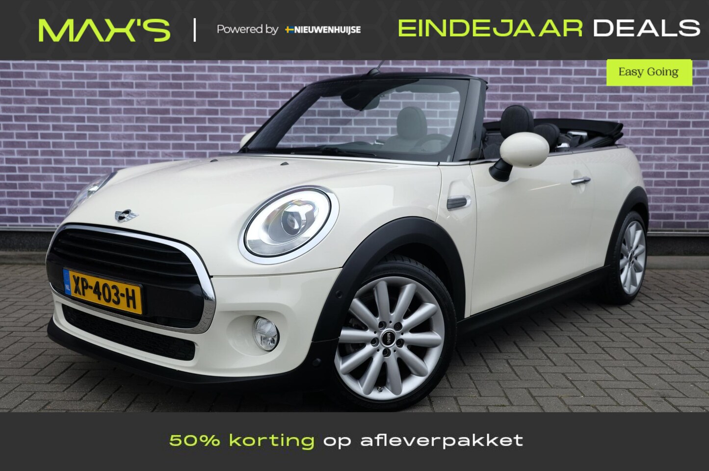 MINI Cabrio - Mini 1.5 Cooper Chili Business | Cruise Control | Softtop | Parkeersensoren | Stoel Verwar - AutoWereld.nl