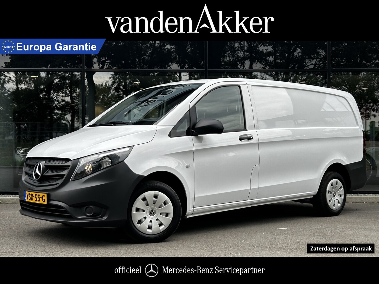 Mercedes-Benz Vito - 110 CDI L2 Lang Airco // Achterklep // 24 mnd Garantie // 2000kg // Bank // Radio // CV // - AutoWereld.nl