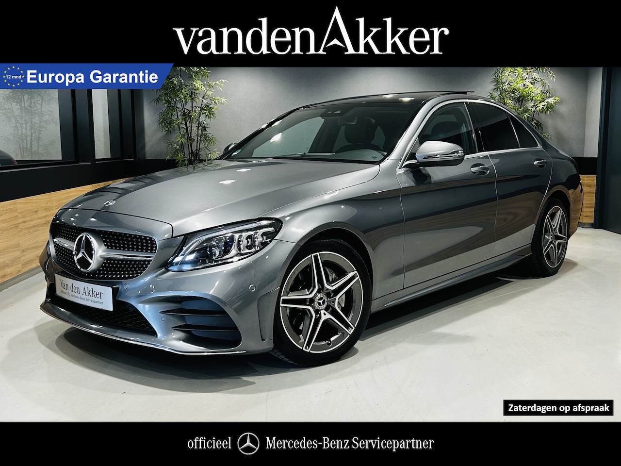 Mercedes-Benz C-klasse - 180 AMG // Panoramadak // Multibeam LED // Sfeerverlichting // Carplay // Digitaal Dashboa - AutoWereld.nl