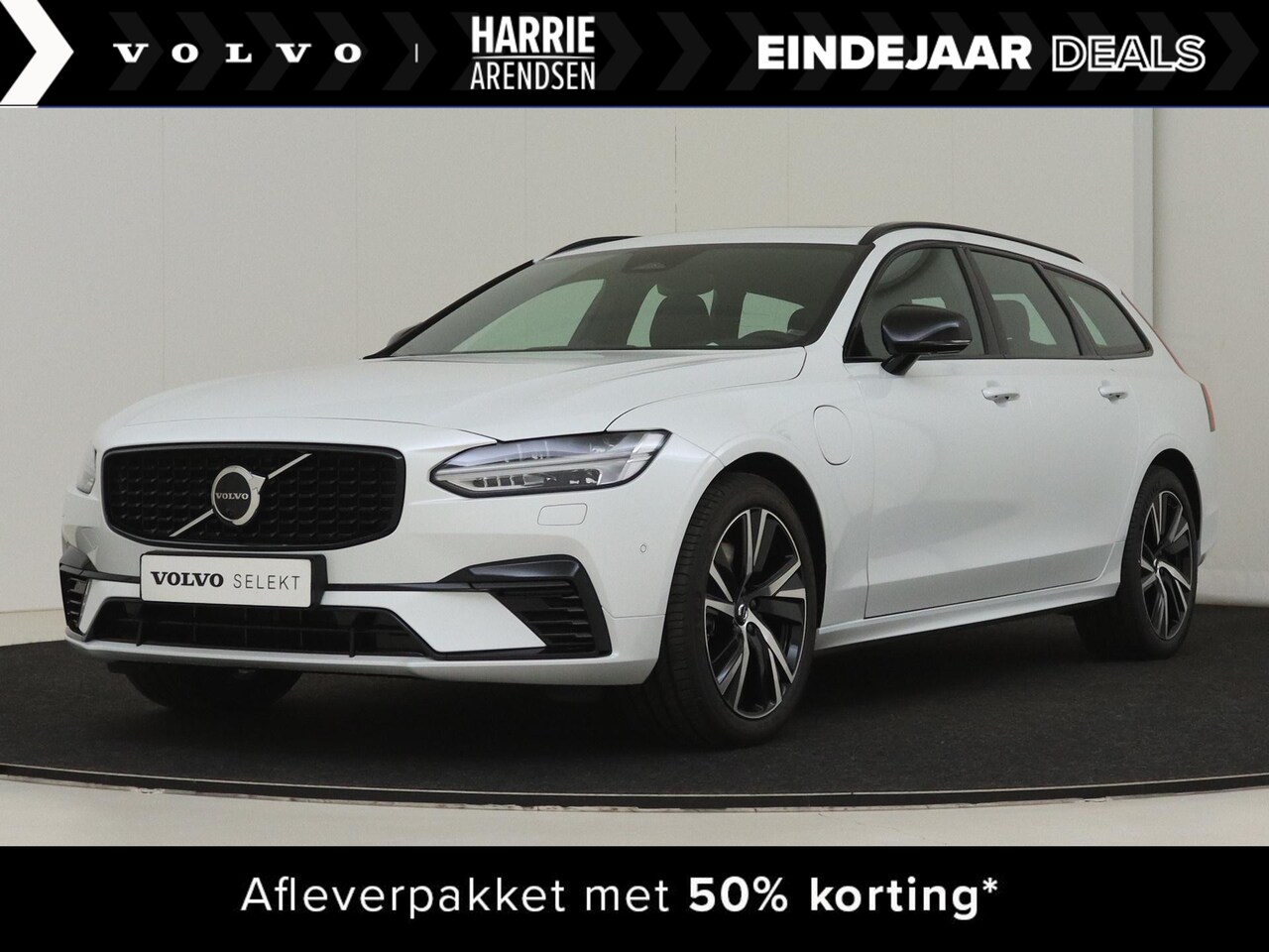 Volvo V90 - 2.0 T6 Recharge AWD Ultimate Dark | Bowers & Wilkins audio | Luchtvering | 360 graden Came - AutoWereld.nl