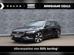 Volvo V60 - 2.0 T6 Recharge AWD Ultimate Bright | Stoel/Stuurverwarming | Rondomzichtcamera | Harman/K