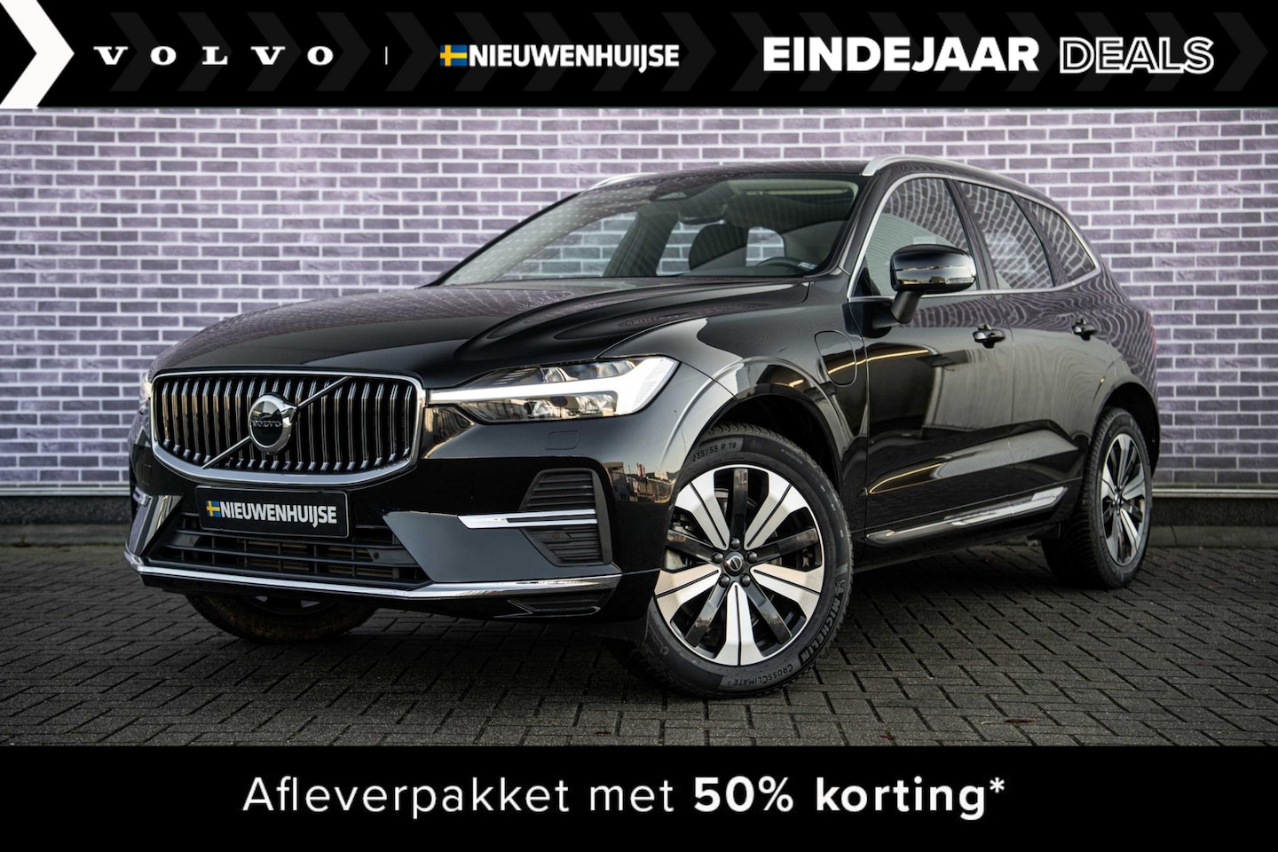 Volvo XC60 - T6 Recharge AWD Bright Long Range | Google Maps navigatie | Stoel/stuur en achterbankverwa - AutoWereld.nl