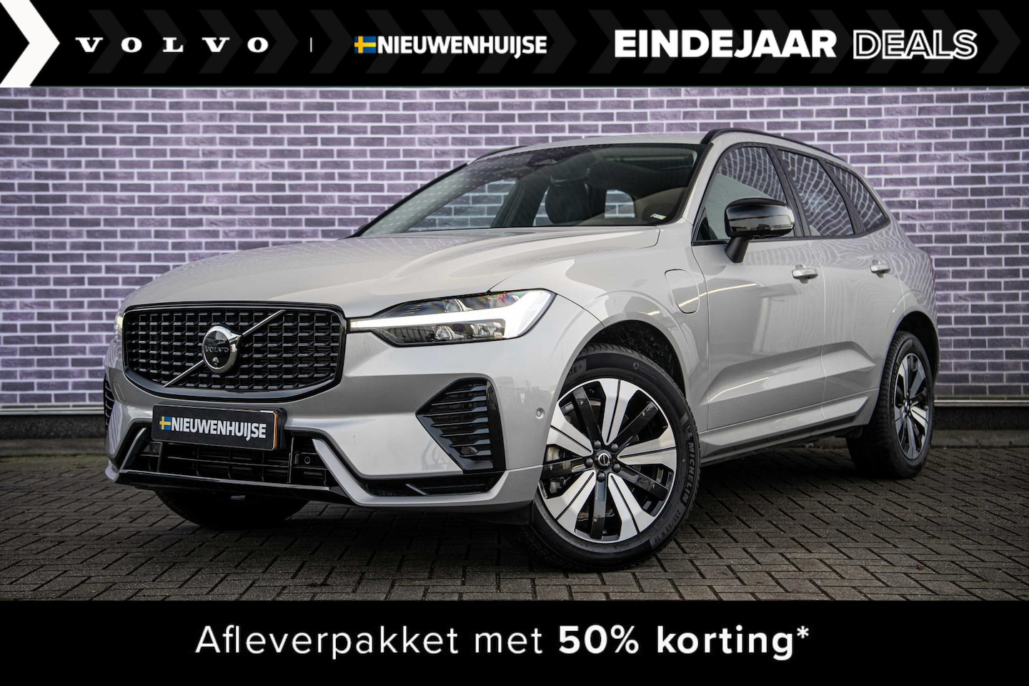 Volvo XC60 - T6 Recharge AWD Plus Dark Long Range | Trekhaak | 360° Camera | Elektr. stoelverst. met ge - AutoWereld.nl