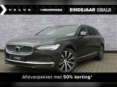 Volvo V90 - T6 Long Range Recharge AWD Ultimate Bright | Nappa Leder met ventilatie | Massagefunctie |