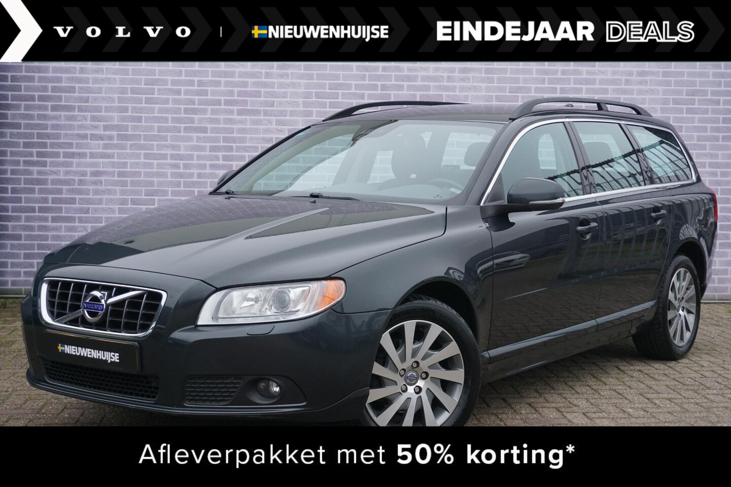 Volvo V70 - 1.6 T4 Limited Edition | Leder | Stoelverwarming | Dakrails | High Performance Audio | Res - AutoWereld.nl