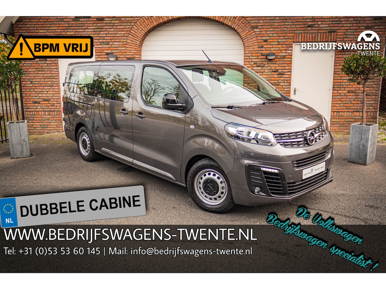 Opel Vivaro - 1.5 CDTi 120 PK 6-handbak Edition L3H1 DUB/CAB Cruise Control | Apple Carplay | 2X Schuifd - AutoWereld.nl