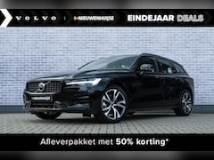 Volvo V60 - 2.0 B4 Plus Dark | Google | Adaptieve Cruise| Memory | Zitverlening | Trekhaak | Lederen b