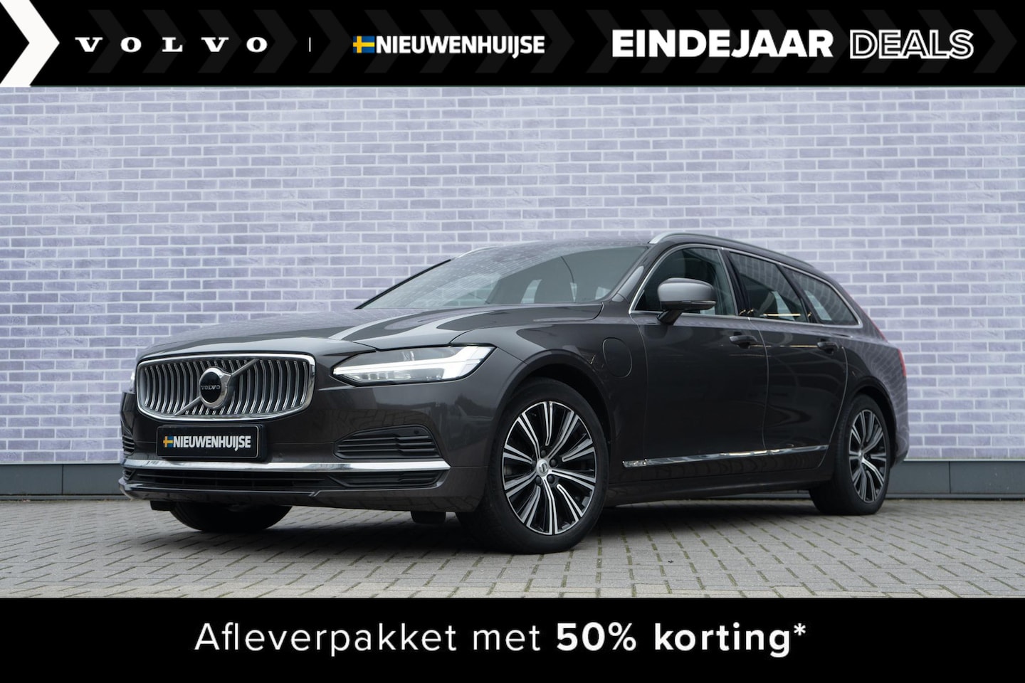 Volvo V90 - T6 Twin Engine AWD Inscription | Navi | Elek. Stoelen | Memory | Stoel-/Stuurverwarming | - AutoWereld.nl