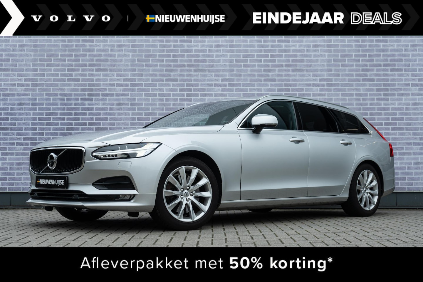 Volvo V90 - T4 Momentum | Navigatie | 360 Camera | Lederen Bekleding | Elektrische stoelverstelling | - AutoWereld.nl