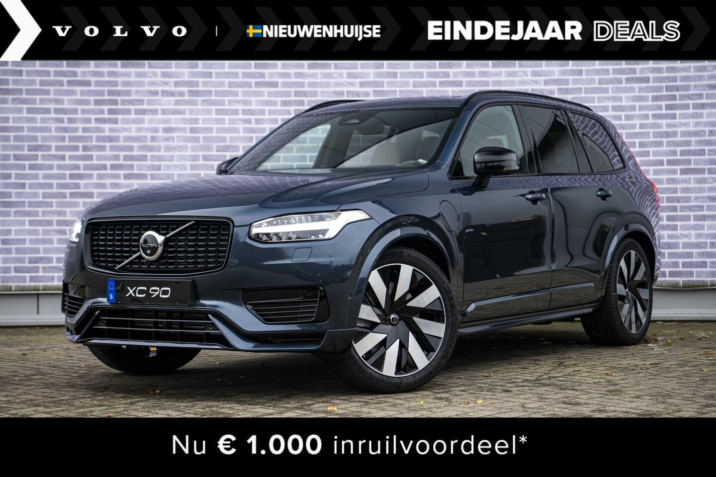 Volvo XC90 - 2.0 T8 Recharge AWD Ultra Dark | Edition Pack | Donker Glas | Luchtvering | Bowers & Wilki - AutoWereld.nl