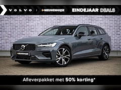 Volvo V60 - 2.0 B4 Plus Dark | Adaptieve Cruise Control | Trekhaak | Lederen bekleding | Alarm | Dode