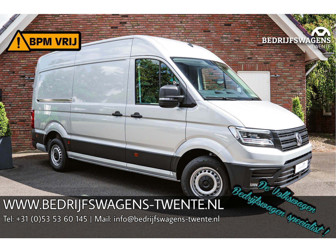 Volkswagen Crafter - 2.0 TDI 177PK Automaat L3H3 Comfortline LED | NAVI | 2x Schuifdeuren | Ergo. bestuurdersst - AutoWereld.nl