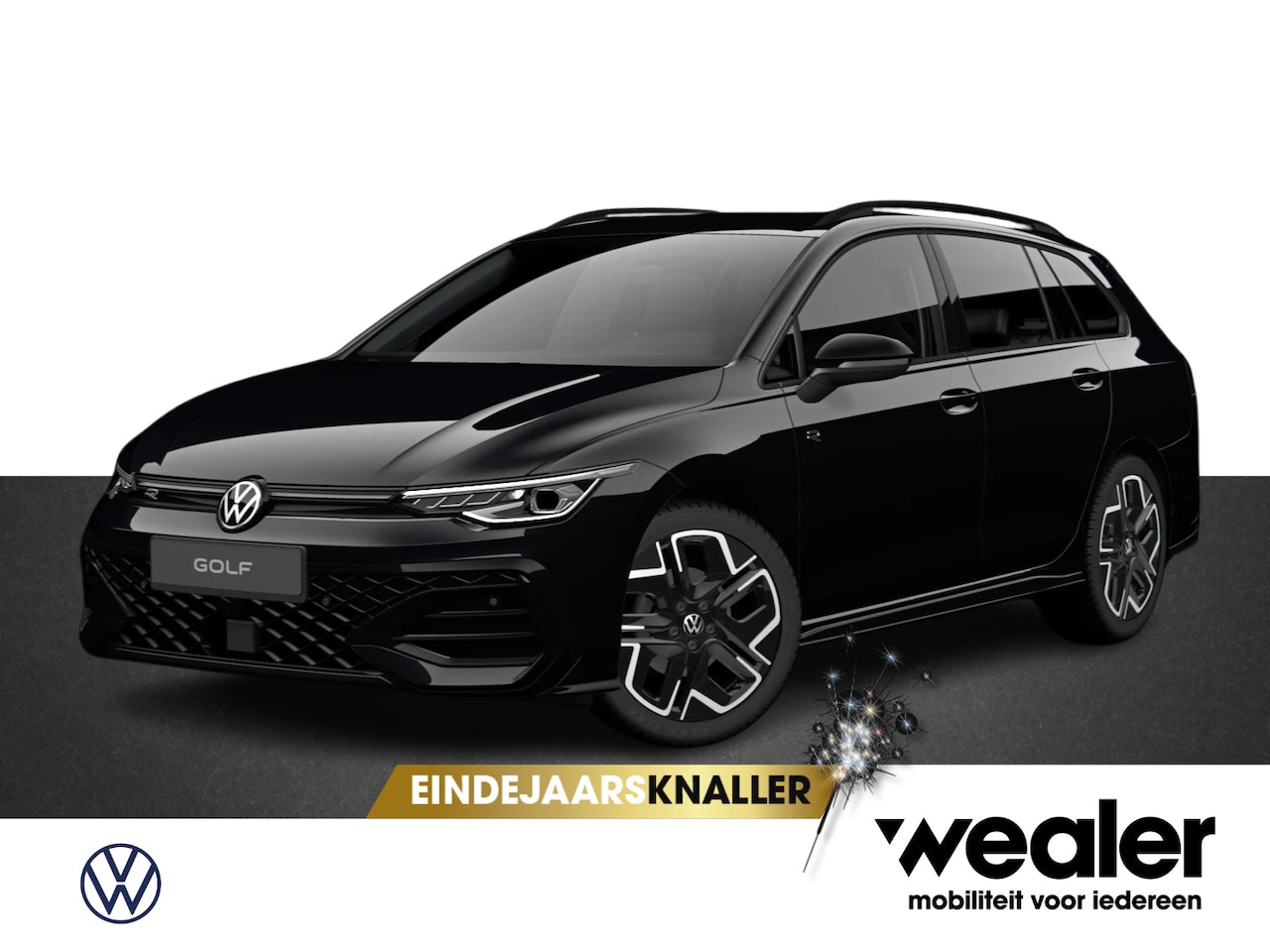 Volkswagen Golf Variant - R-Line-Edition 1.5 eTSI 85 kW / 116 pk Variant 7 v ersn. DSG | Black Style | Assistance pl - AutoWereld.nl