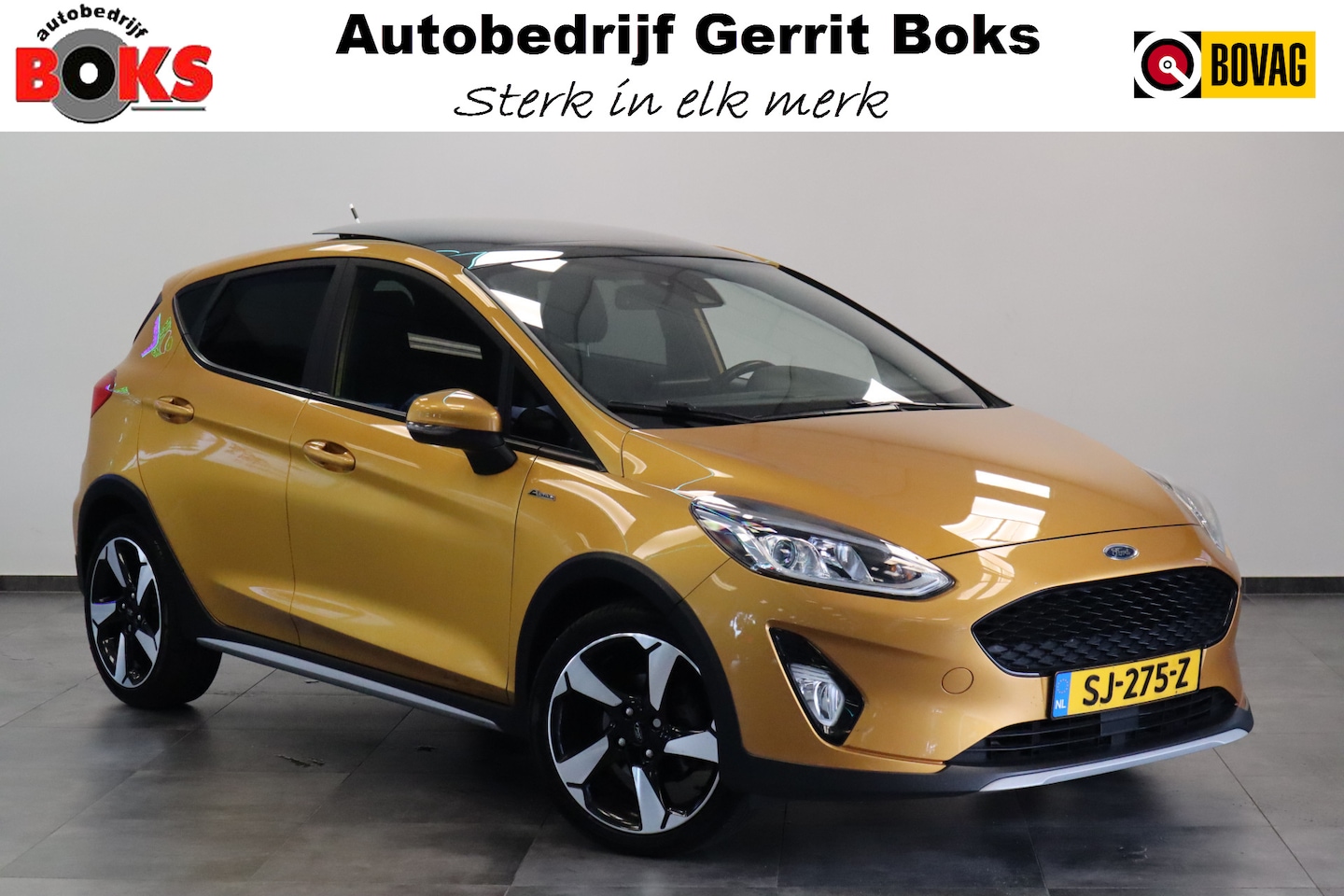 Ford Fiesta - 1.0 EcoBoost Active First Edition Navigatie Pdc Panoramadak Cruise Clima 17"LM 2 jaar gara - AutoWereld.nl