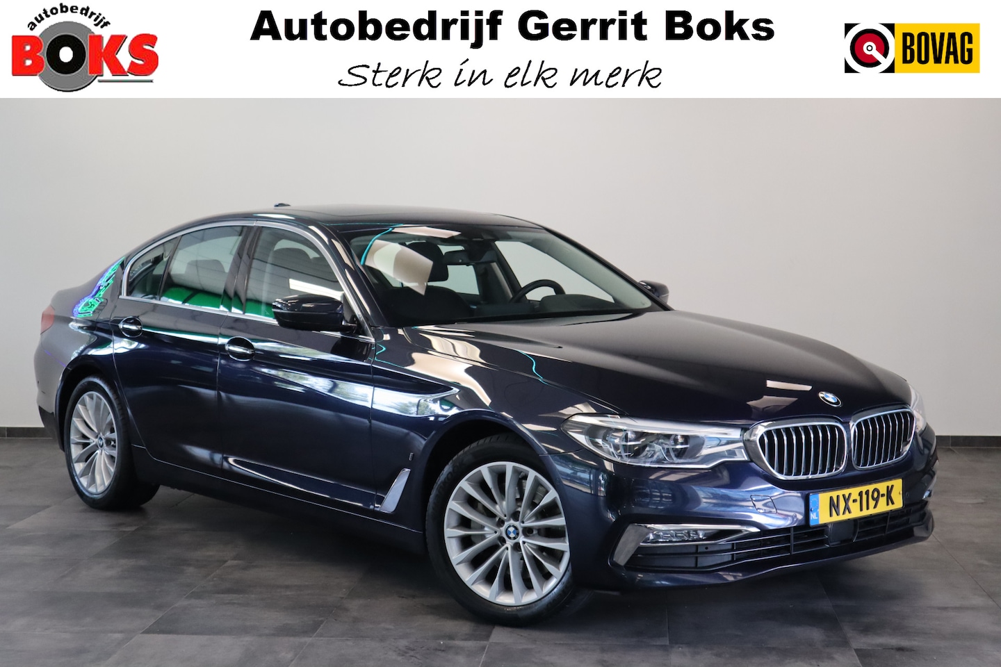 BMW 5-serie - 530e iPerformance High Executive Panoramadak VCP, Climate Control, Cruise Control, Lane As - AutoWereld.nl