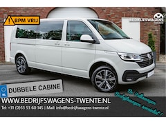 Volkswagen Transporter Caravelle - T6.1 2.0 TDI 150 PK DSG L2H1 DUB/CAB A-KLEP 18 inch ACC | LED | Privacy glass | Apple Carp