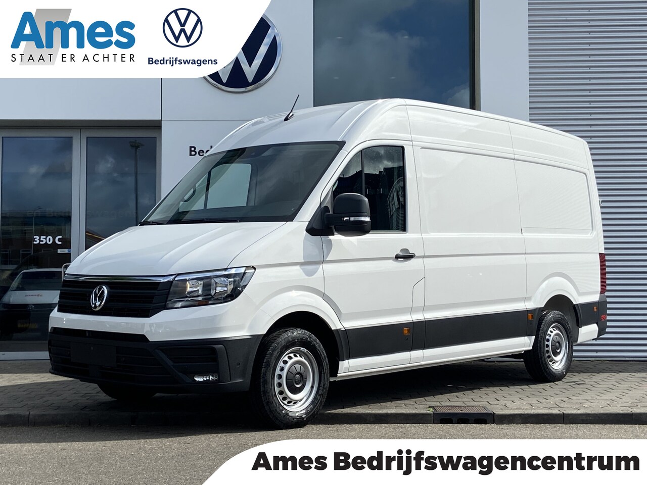 Volkswagen Crafter - 35 2.0 TDI L3H3 Highline 140PK hand | 3-Zits | Camera | App-connect | Cruise control | PDC - AutoWereld.nl