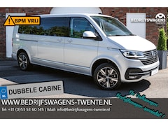 Volkswagen Transporter Caravelle - T6.1 2.0 TDI 204 PK DSG L2H1 A-KLEP FULL OPTIONS DUB/CAB ACC | LED | Leder | Side Assist |