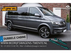 Volkswagen Transporter Caravelle - T6.1 2.0 TDI 204 PK DSG L2H1 A-KLEP FULL OPTIONS DUB/CAB ACC | LED | Leder | Side Assist |