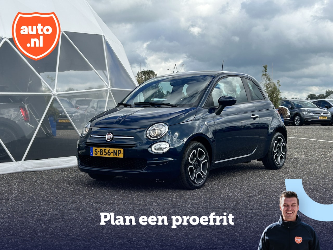 Fiat 500 - 1.0 Hybrid Club | Airco | Carplay | Cruise Control | Start/stop systeem | - AutoWereld.nl