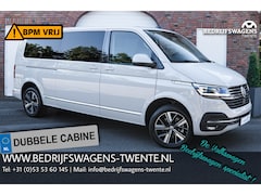 Volkswagen Transporter Caravelle - T6.1 2.0 TDI 204 PK DSG L2H1 A-KLEP FULL OPTIONS DUB/CAB ACC | LED | Leder | Side Assist |